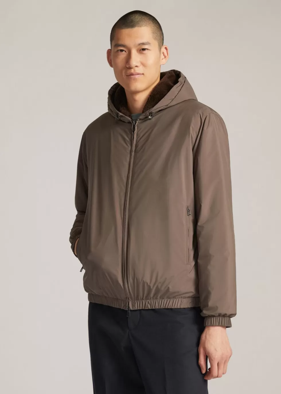 Homme Loro Piana Blousons^Bomber Hood