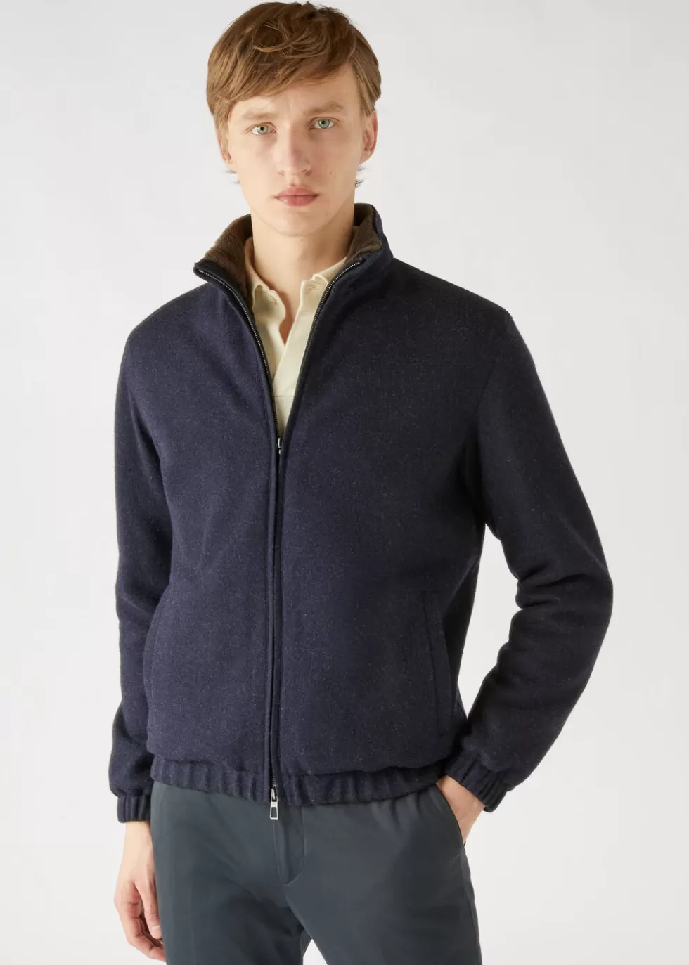 Homme Loro Piana Blousons^Bomber Sweater