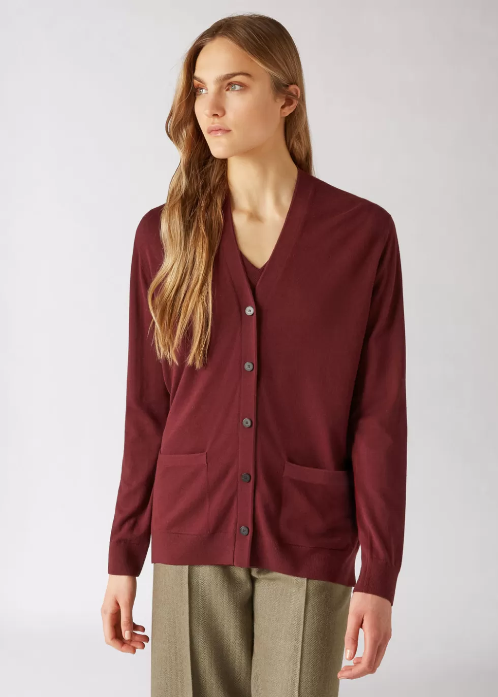 Femme loropiana Maille^Cardigan Vicuna