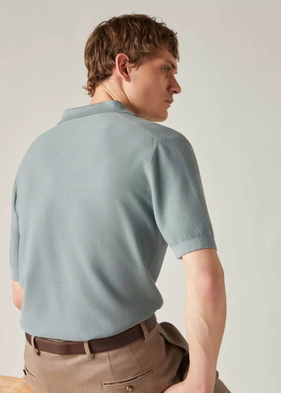 Homme loropiana Polos Et T-Shirts^Polo Buttonless