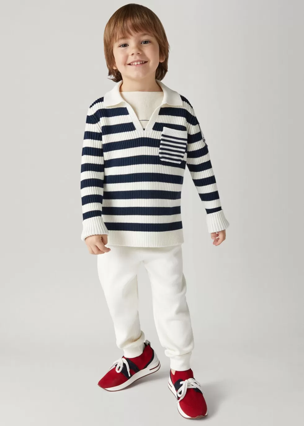 Garçon Loro Piana Ready To Wear^Polo Sailor Stripes