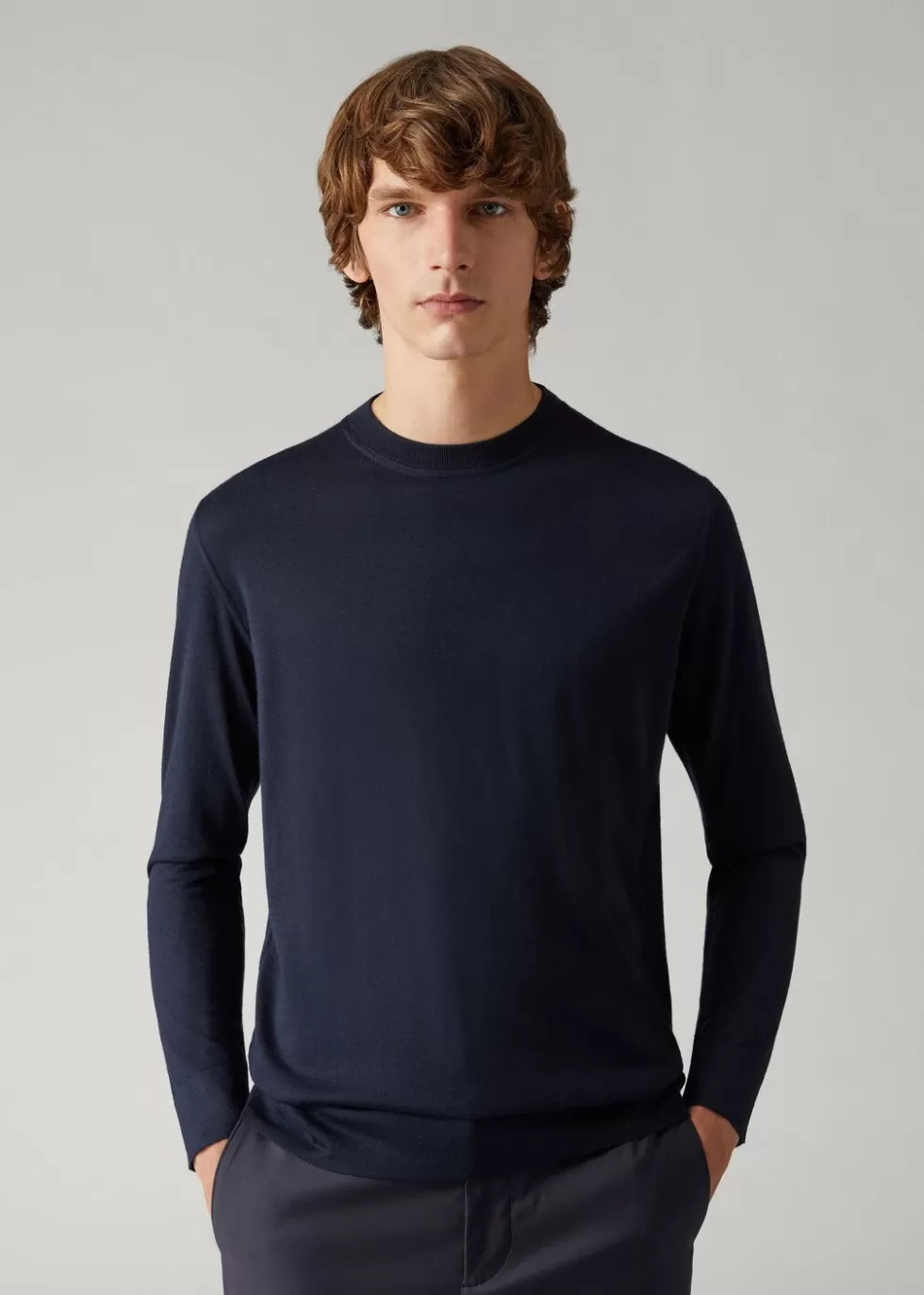 Homme loropiana Maille^Pull Ras-Du-Cou Colin