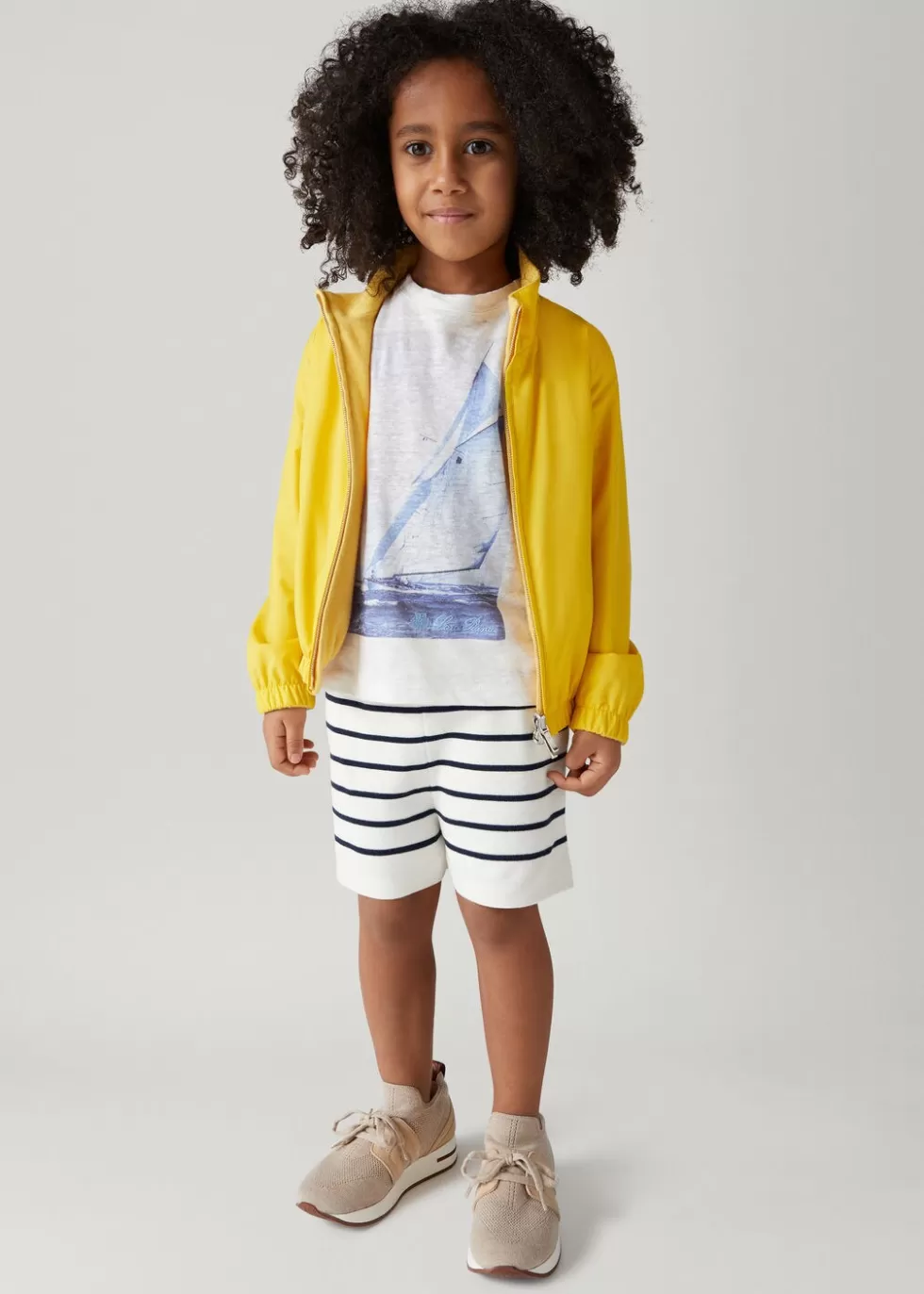 Fille Loro Piana Ready To Wear^Short Sailor Stripes